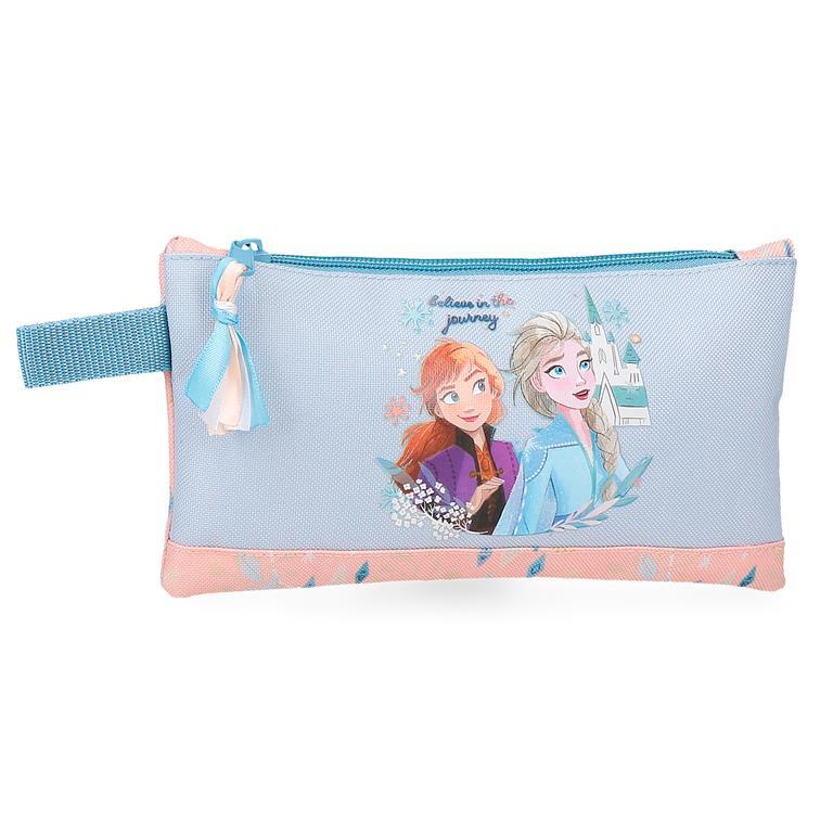 Estuche Niña Disney Frozen Believe in the journey  12 cm Azul