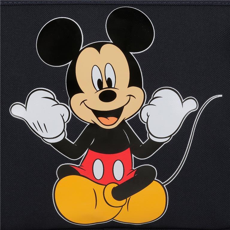 Astuccio tre scomparti Bambino Disney Mickey Cheerful 12 cm Nero 6/6