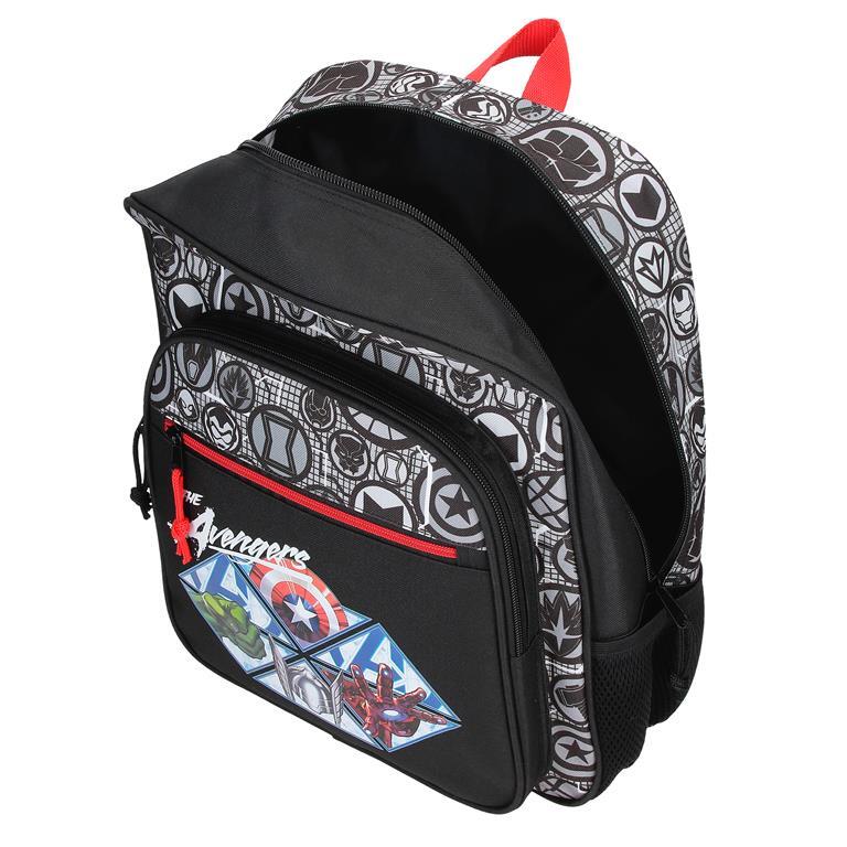 Mochila escolar Niño Marvel Heroes  38 cm Negro