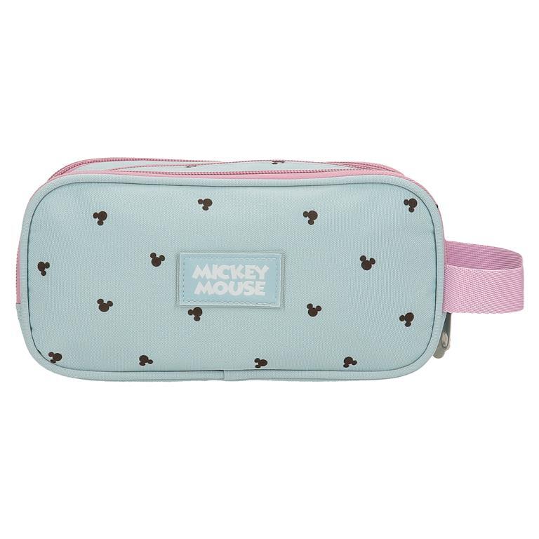 Estuche tres compartimentos Niña Disney Kisses M&M  10 cm Azul 3/6