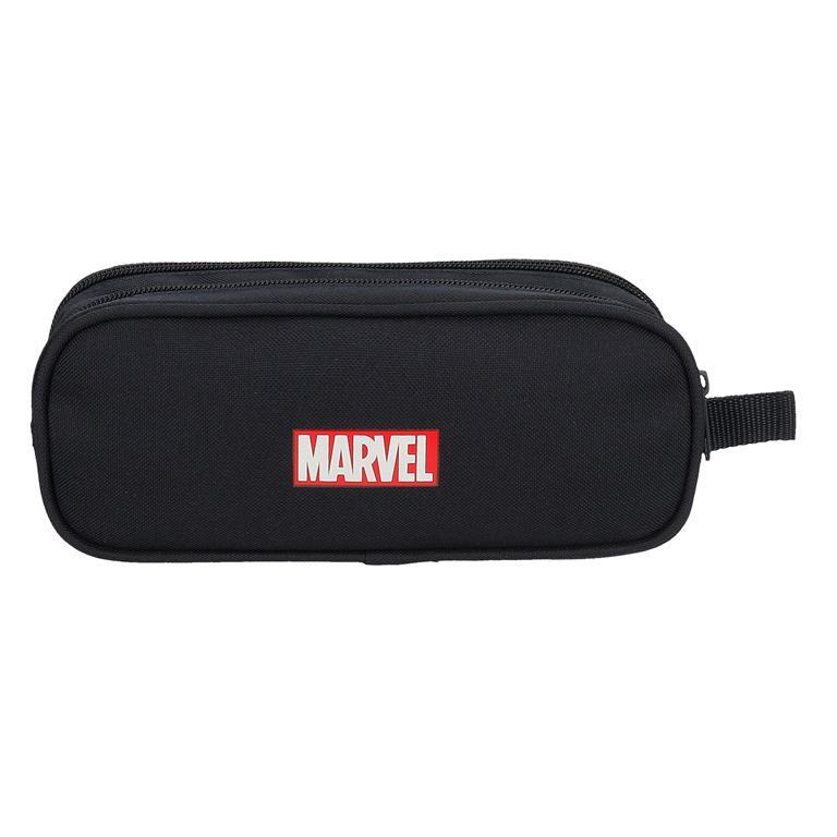 Estuche dos compartimentos Niño Marvel Versus spidey  9 cm Negro