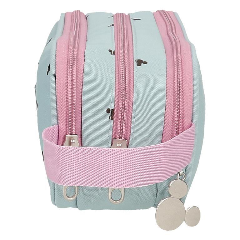 Estuche tres compartimentos Niña Disney Kisses M&M  10 cm Azul 2/6