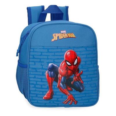 Mochila escolar Niño Marvel Spiderman vigilante 25 cm Azul