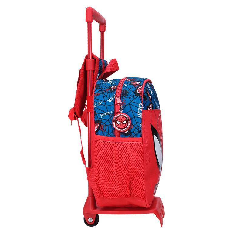 Sac à dos scolaire Garçon Marvel Spiderman Authentic avec chariot 25 cm Rouge 2/6