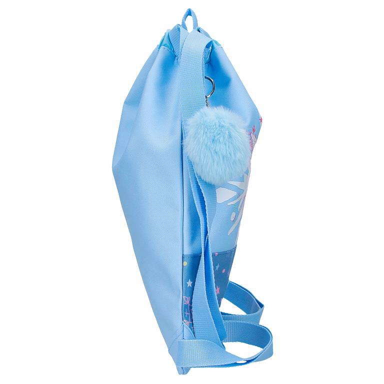 Mochila Saco Niña Disney  Frozen Magic ice  40 cm Azul