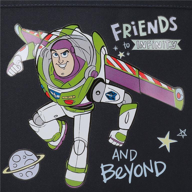 Estuche tres compartimentos Niño Disney Friends to infinity and beyond Negro