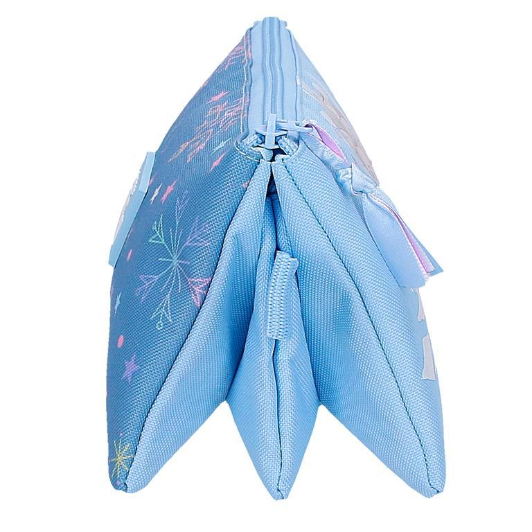 Estojo de três compartimentos menina Disney Frozen Magic Ice 12cm Azul 2/5