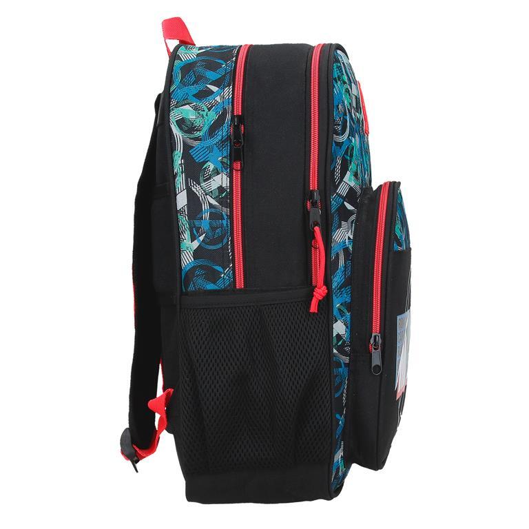 Sac à dos scolaire enfant Marvel Shield deux compartiments 40cm Noir 2/5