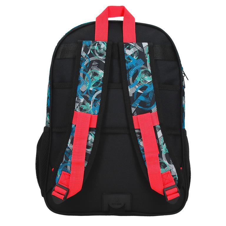 Mochila escolar menino Marvel Shield de dois compartimentos 40cm Preto 3/5