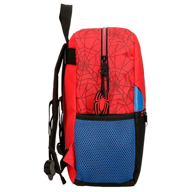 Mochila escolar Niño Marvel Spiderman Protector  32 cm Rojo