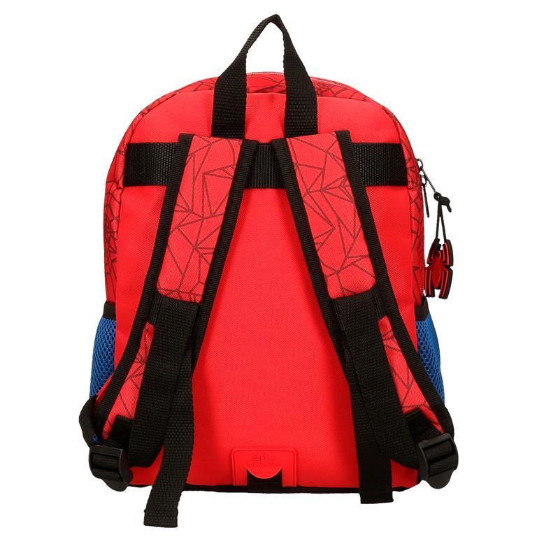 Mochila escolar Niño Marvel Spiderman Protector  32 cm Rojo