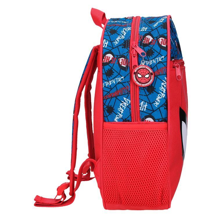 Mochila escolar Niño Marvel Spiderman Authentic  33 cm Rojo