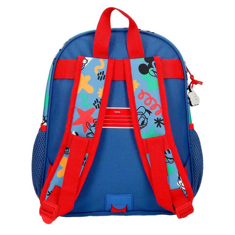 Mochila escolar Niño Disney Mickey Peek a Boo  33 cm Azul