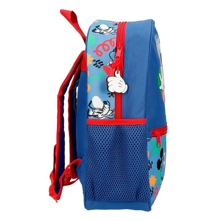 Mochila escolar Niño Disney Mickey Peek a Boo  33 cm Azul