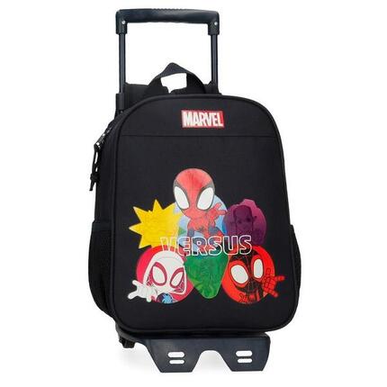 Mochila escolar Niño Marvel Versus Spidey 28 cm Negro
