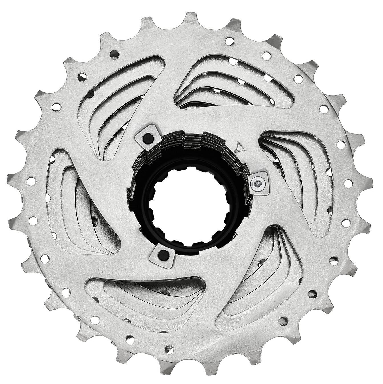 Cassette  9v. Sunrace 11-28 r91 pour Shimano route nickel 3/3