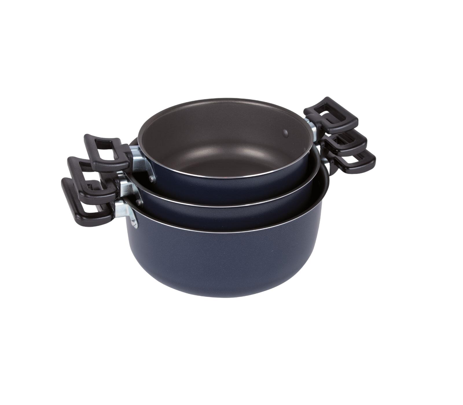 Casseroles et poêles Alu Noir 3/6