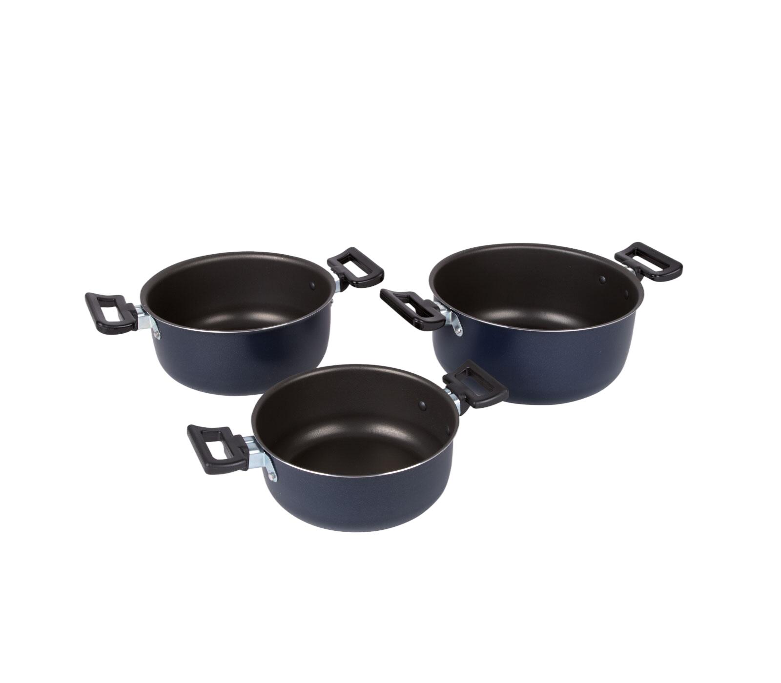 Casseroles et poêles Alu Noir 2/6