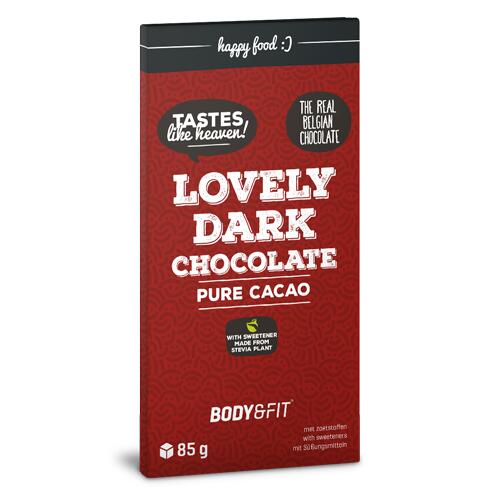 BODY&FIT Smart Chocolate - Stevia Extract - Puur - 1,02 kg (12 repen)