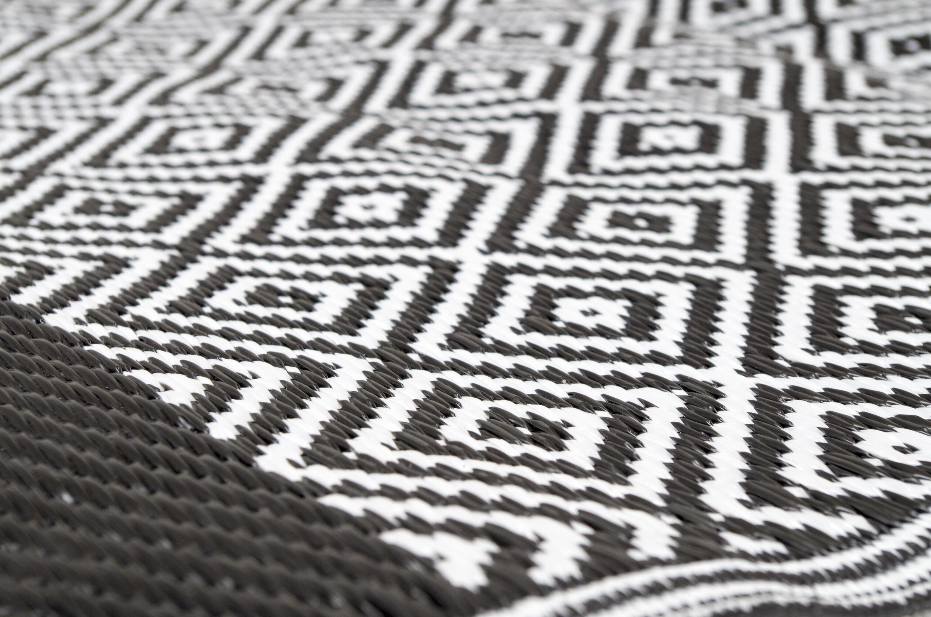 Chill Mat Beach Tenttapijt Zwart/Wit 3/8