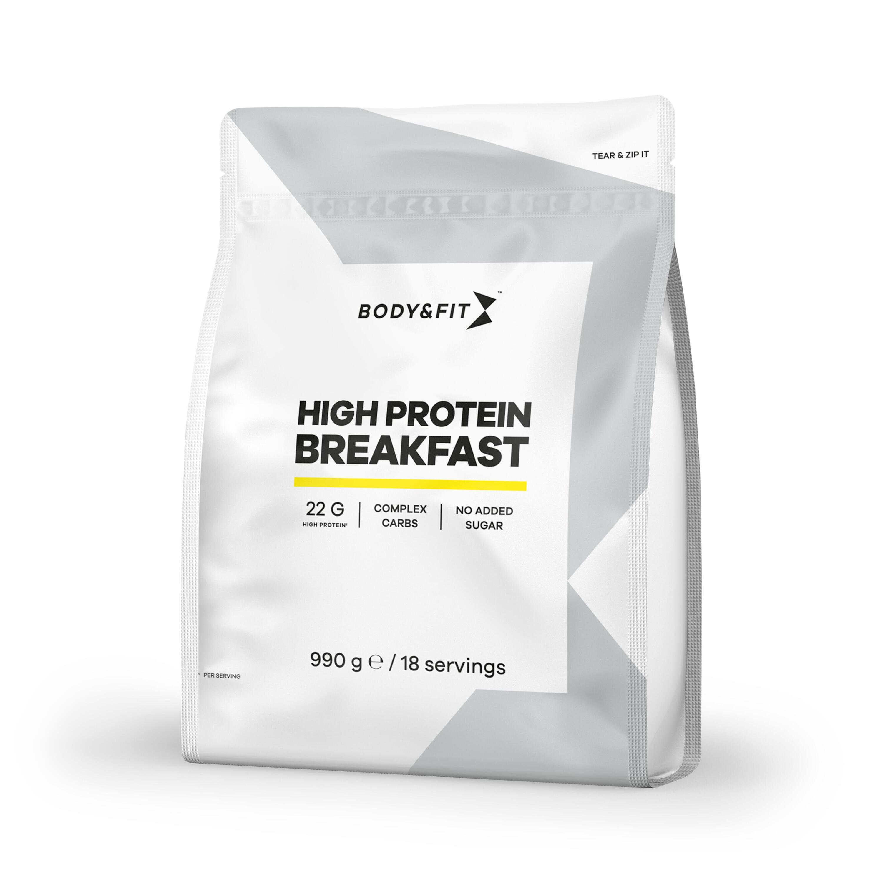 BODY&FIT High Protein Breakfast - Chocolate - 990 gram (18 shakes)