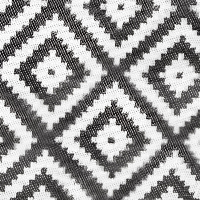 Tapis de tente Noir et blanc