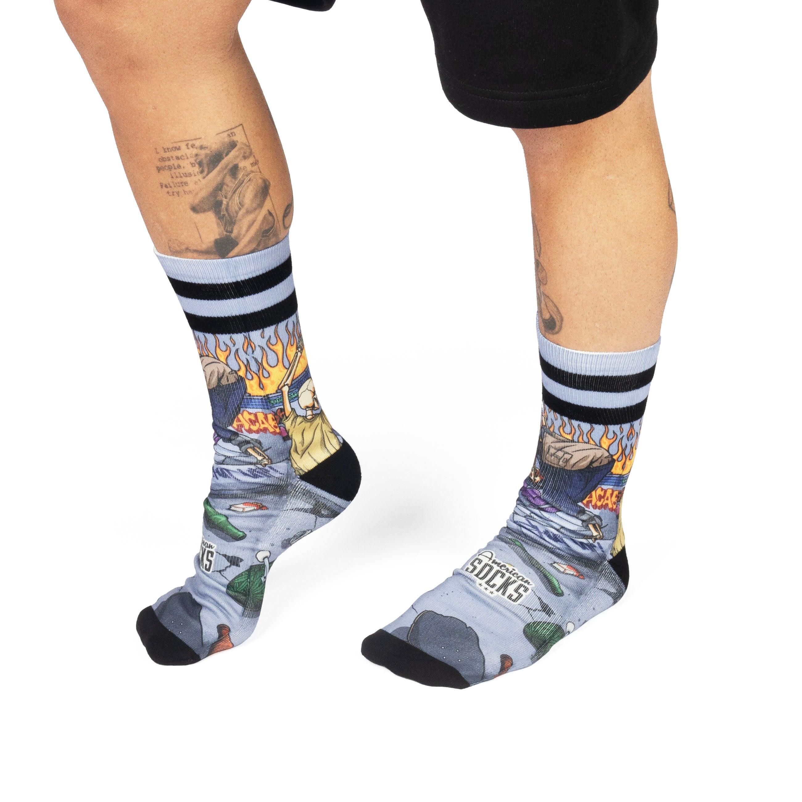 Calcetines Thrashpals - Mid High - American Socks 5/7