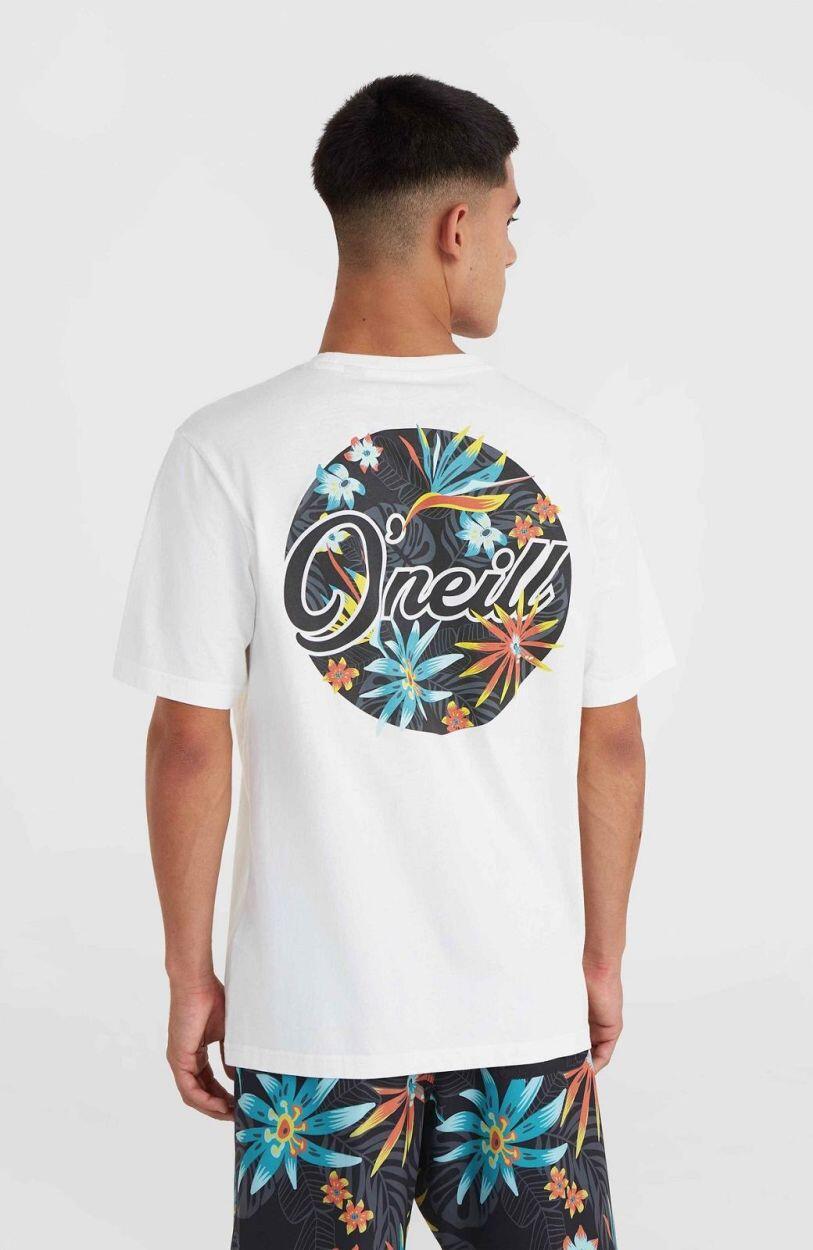 O'NEILL O'neill T-Shirts O'NEILL BEACH GRAPHIC T-SHIRT  Hommes Snow white 5/7