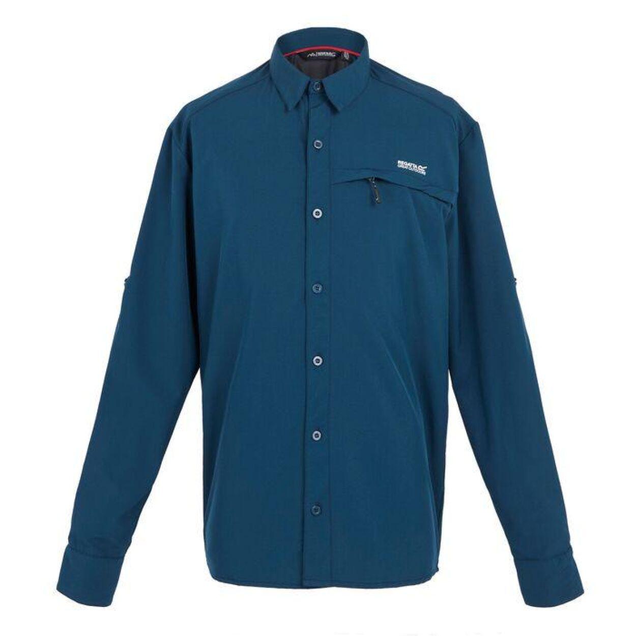 REGATTA Regatta Hemden TravPackAwyLSShrt HEREN MoonLt Denim 5/5