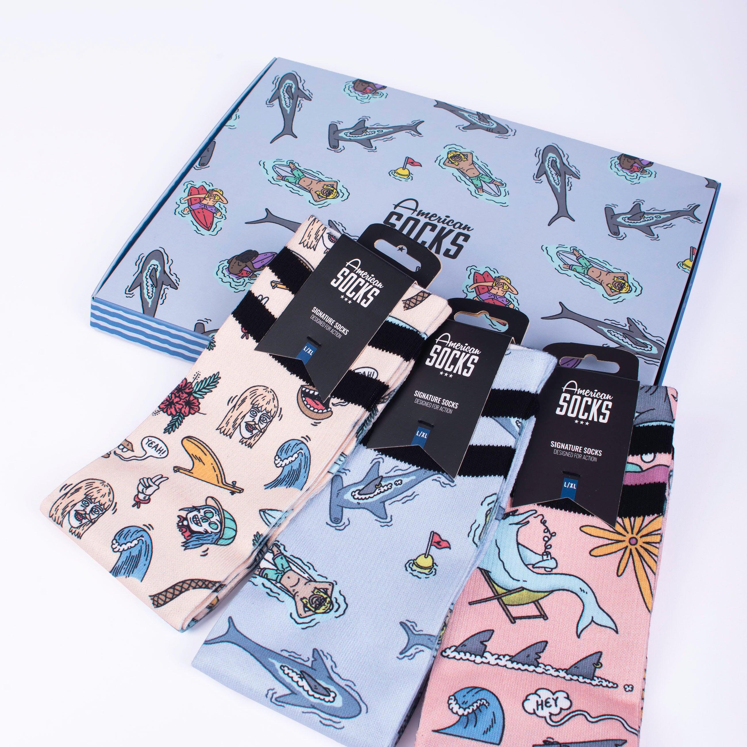 Calcetines Stinky Surfer - Giftbox - American Socks 5/6