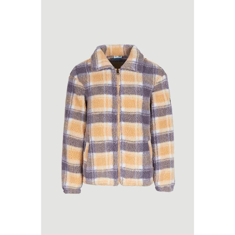 O'NEILL Fleeces CHECK FZ FLEECE JACKET DAMES Beige Outdoor Check