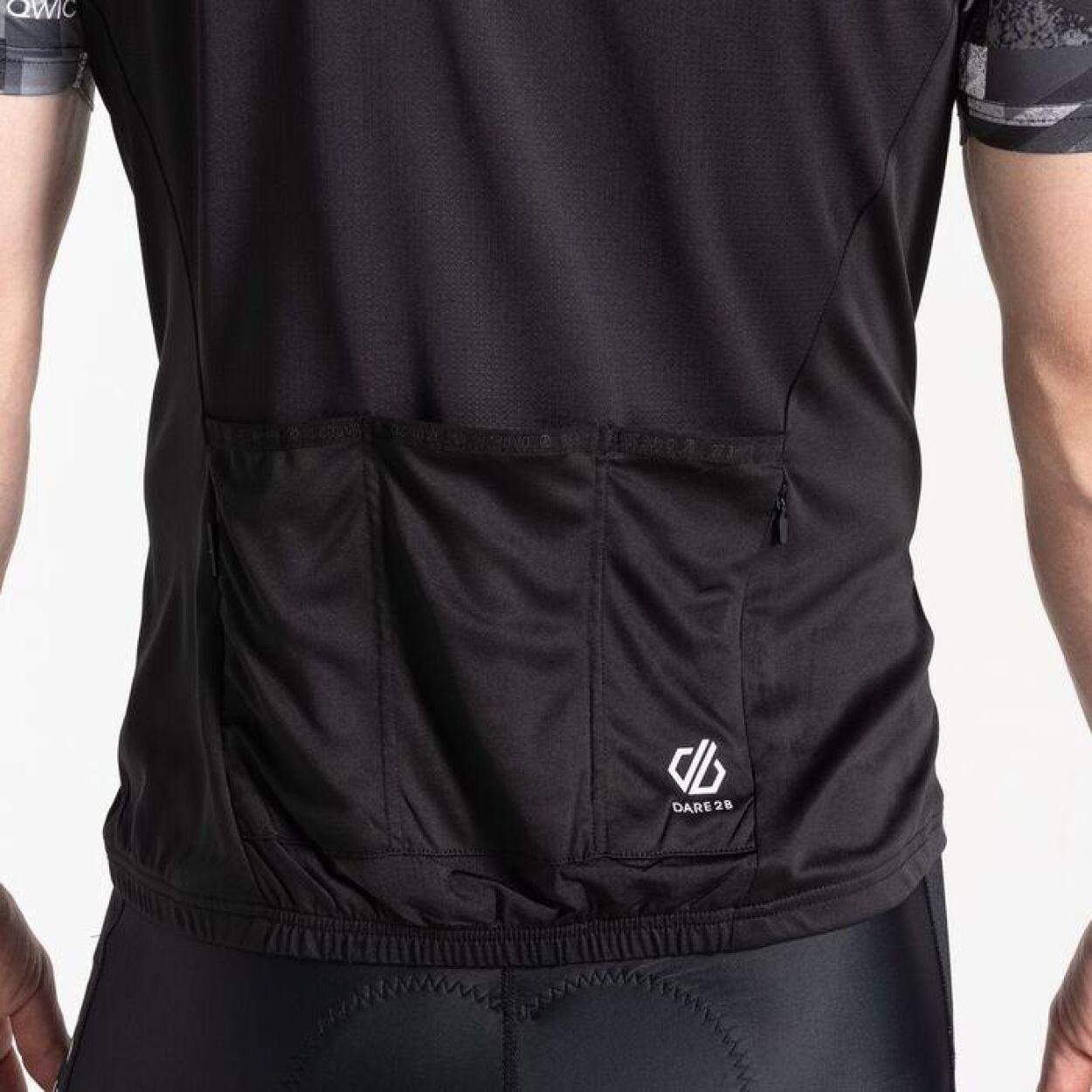 DARE 2B Dare2b Vêtements de cyclisme Riding Jersey  Hommes Black/Black Shift 5/5