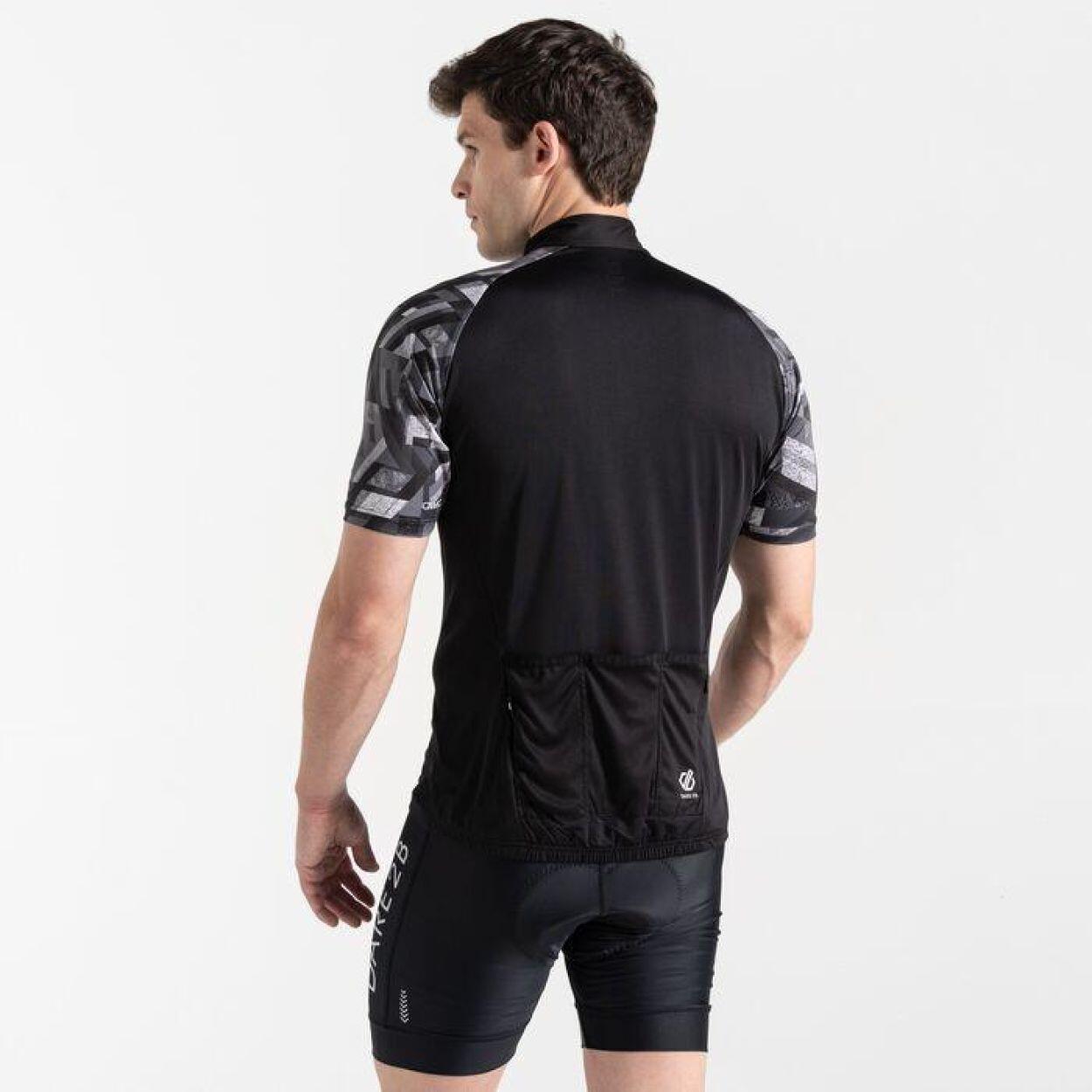 DARE 2B Dare2b Vêtements de cyclisme Riding Jersey  Hommes Black/Black Shift 3/5