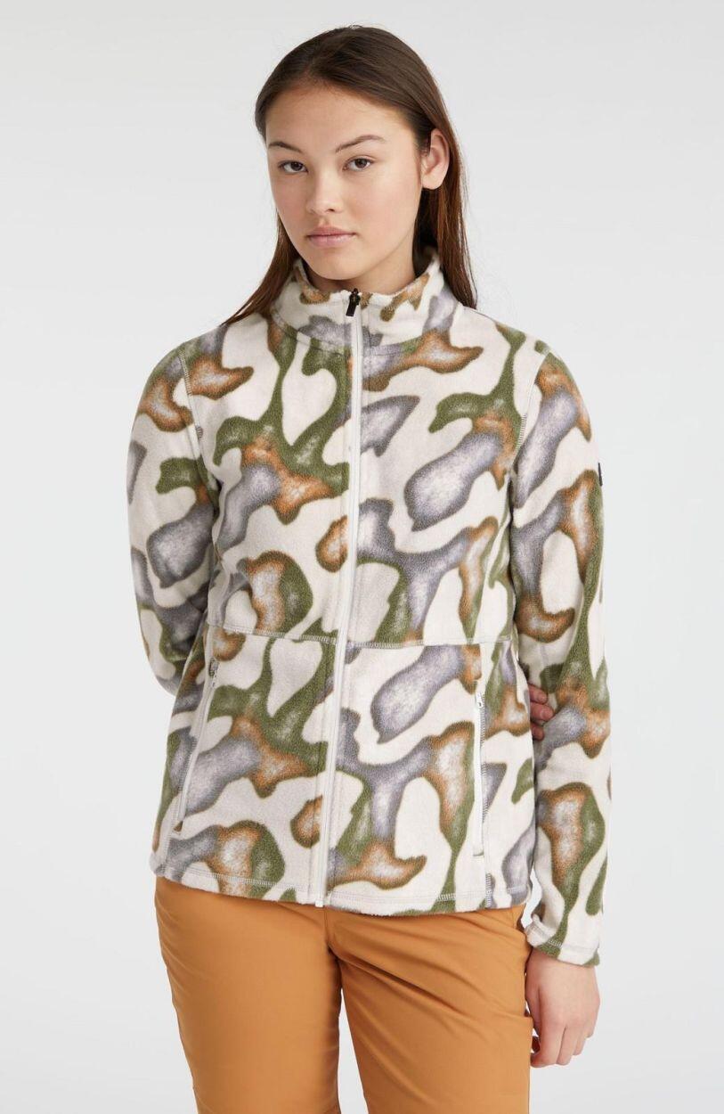 O'NEILL O'NEILL Fleeces CLIME PRINTED FZ FLEECE DAMES Hiker Camo 3/5