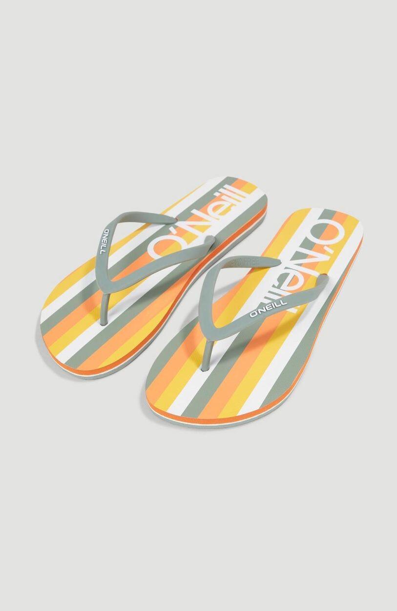 O'NEILL O'neill Tongs PROFILE GRAPHIC SANDALS  Femmes Orange Multistripe 1/4