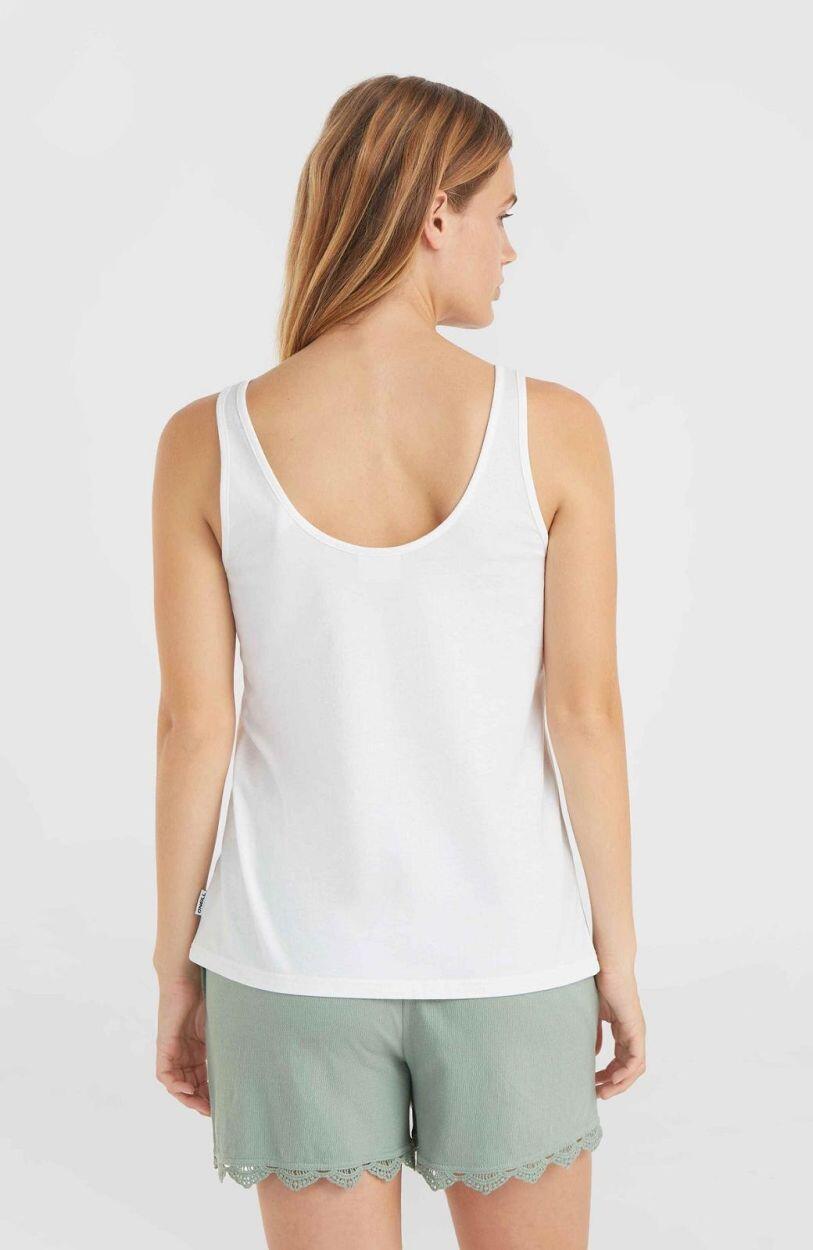 O'NEILL O'neill Hauts LUANA GRAPHIC TANK TOP  Femmes Snow white 5/5