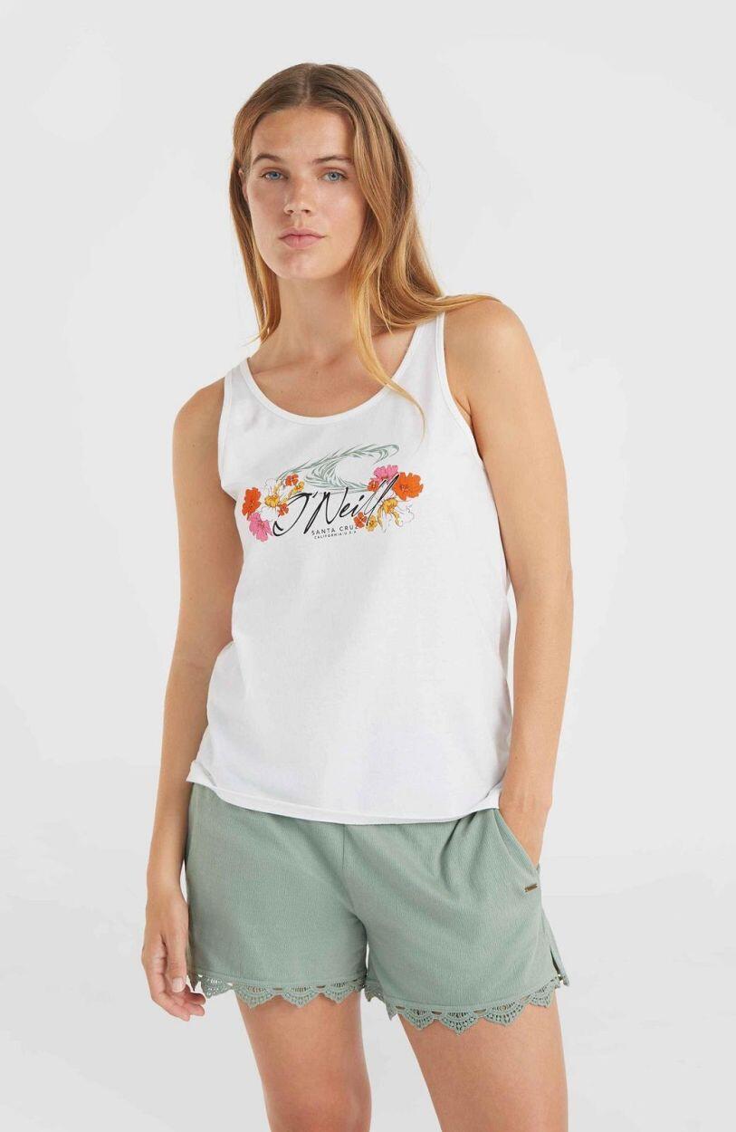 O'NEILL O'neill Hauts LUANA GRAPHIC TANK TOP  Femmes Snow white 3/5