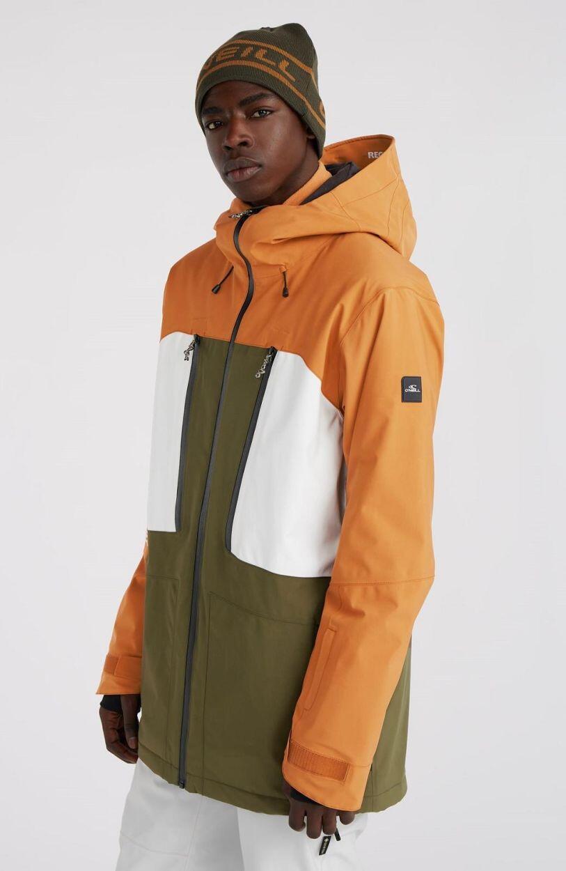 O'NEILL O'neill Manteaux  Hommes Rich Caramel Colour block 5/5