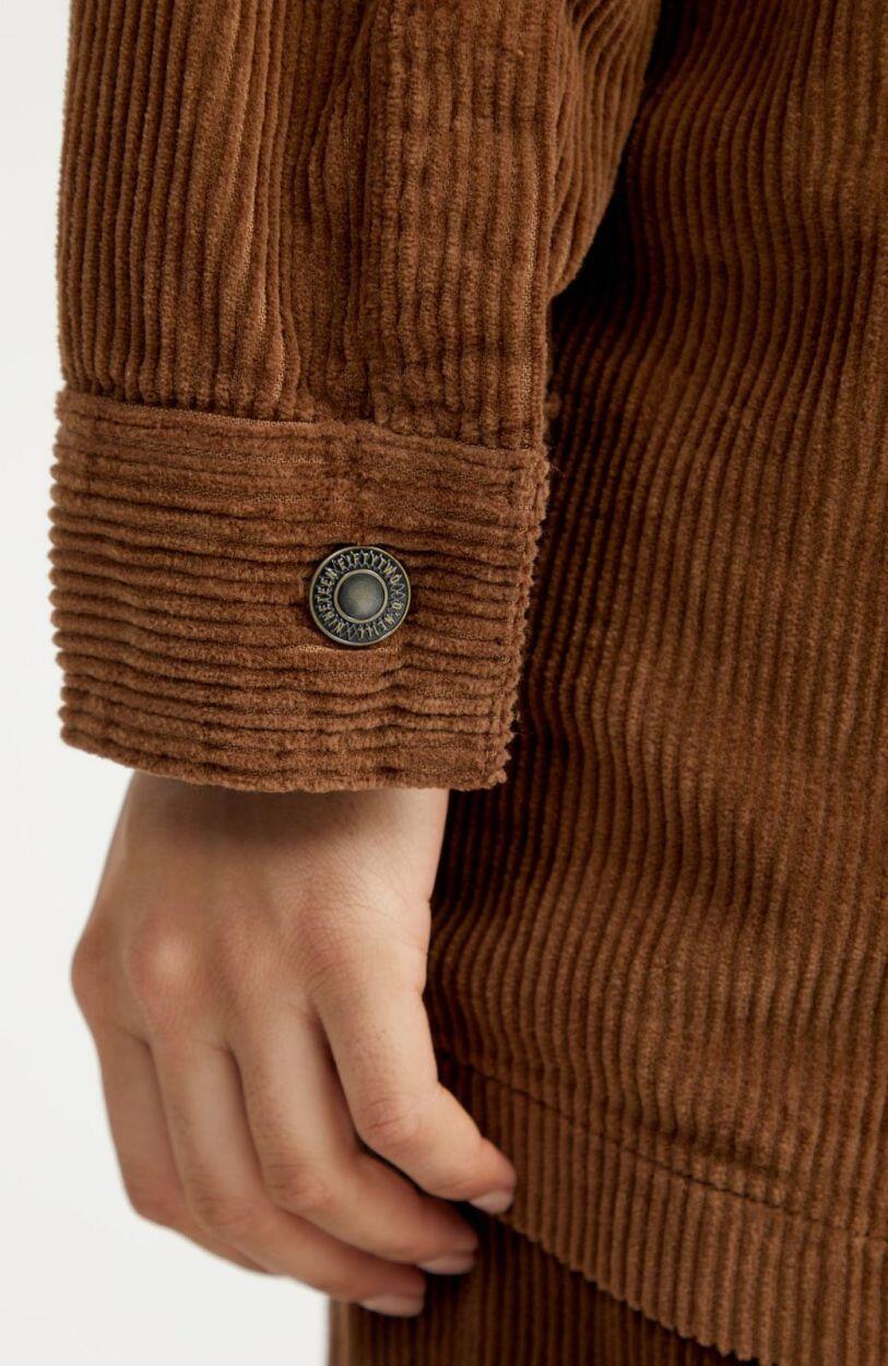 O'NEILL O'neill T-Shirts CORD OVER SHIRT DAMES Melted Chocolate 4/5