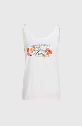 O'NEILL O'neill Hauts LUANA GRAPHIC TANK TOP Femmes Snow white