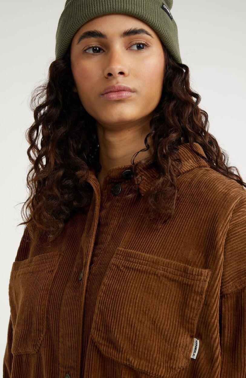 O'NEILL O'neill T-Shirts CORD OVER SHIRT DAMES Melted Chocolate 2/5