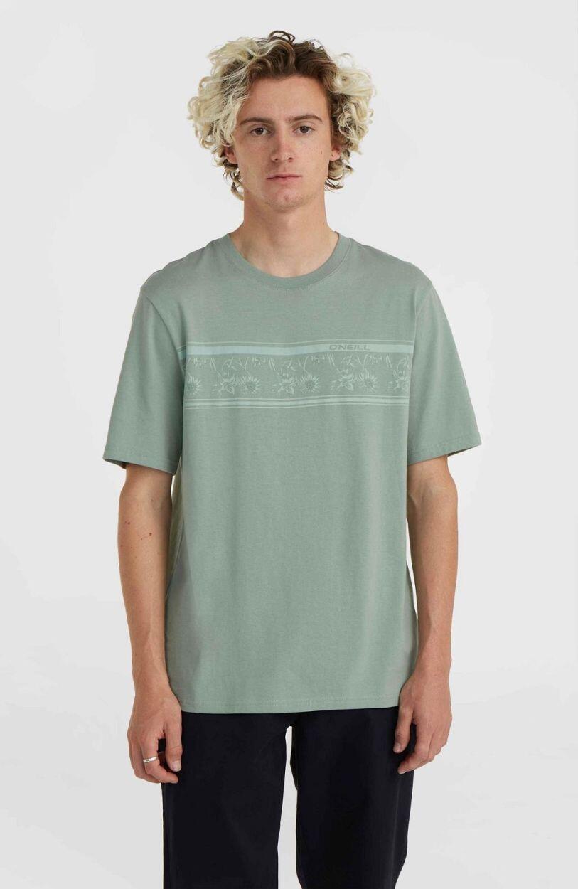 T-shirt O'Neill con stampa floreale verde 3/5