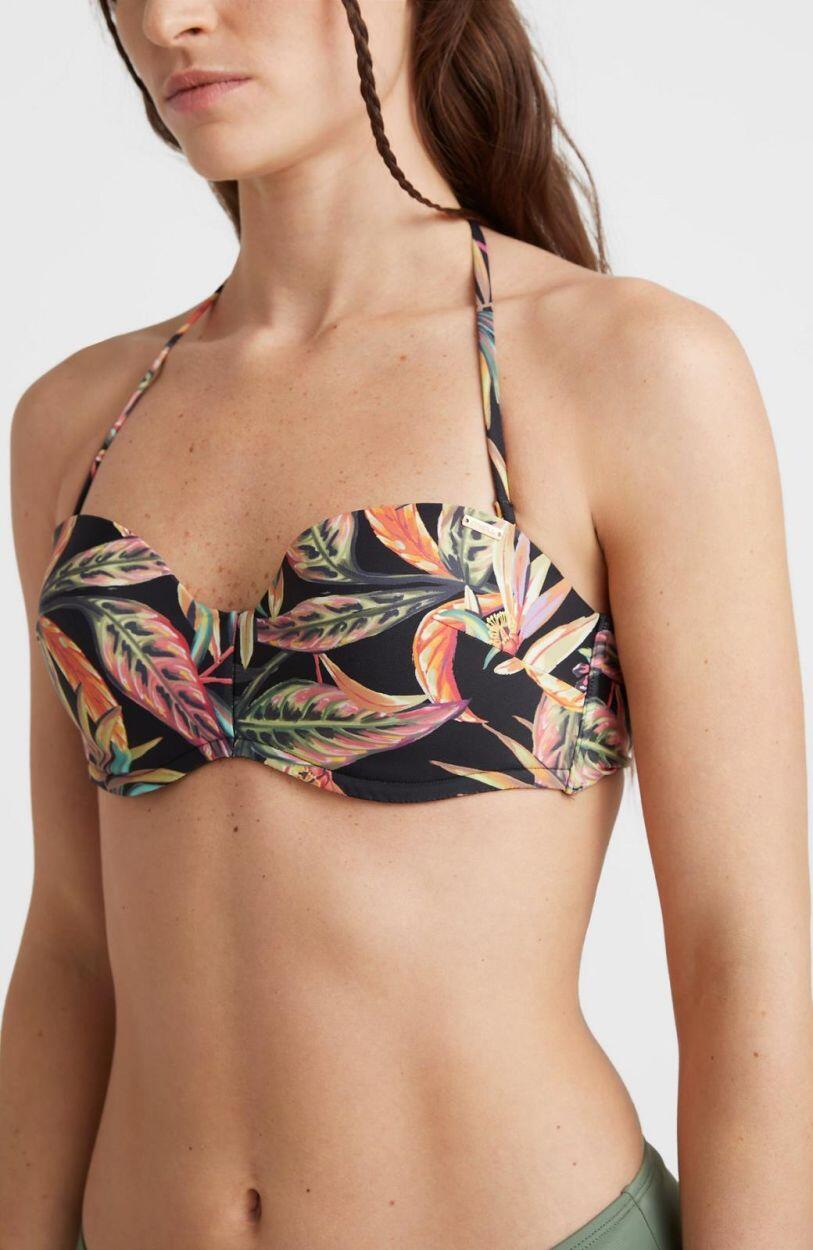 O'NEILL O'neill Vêtements de natation HAVAA TOP  Femmes Black Tropical Flower 4/5