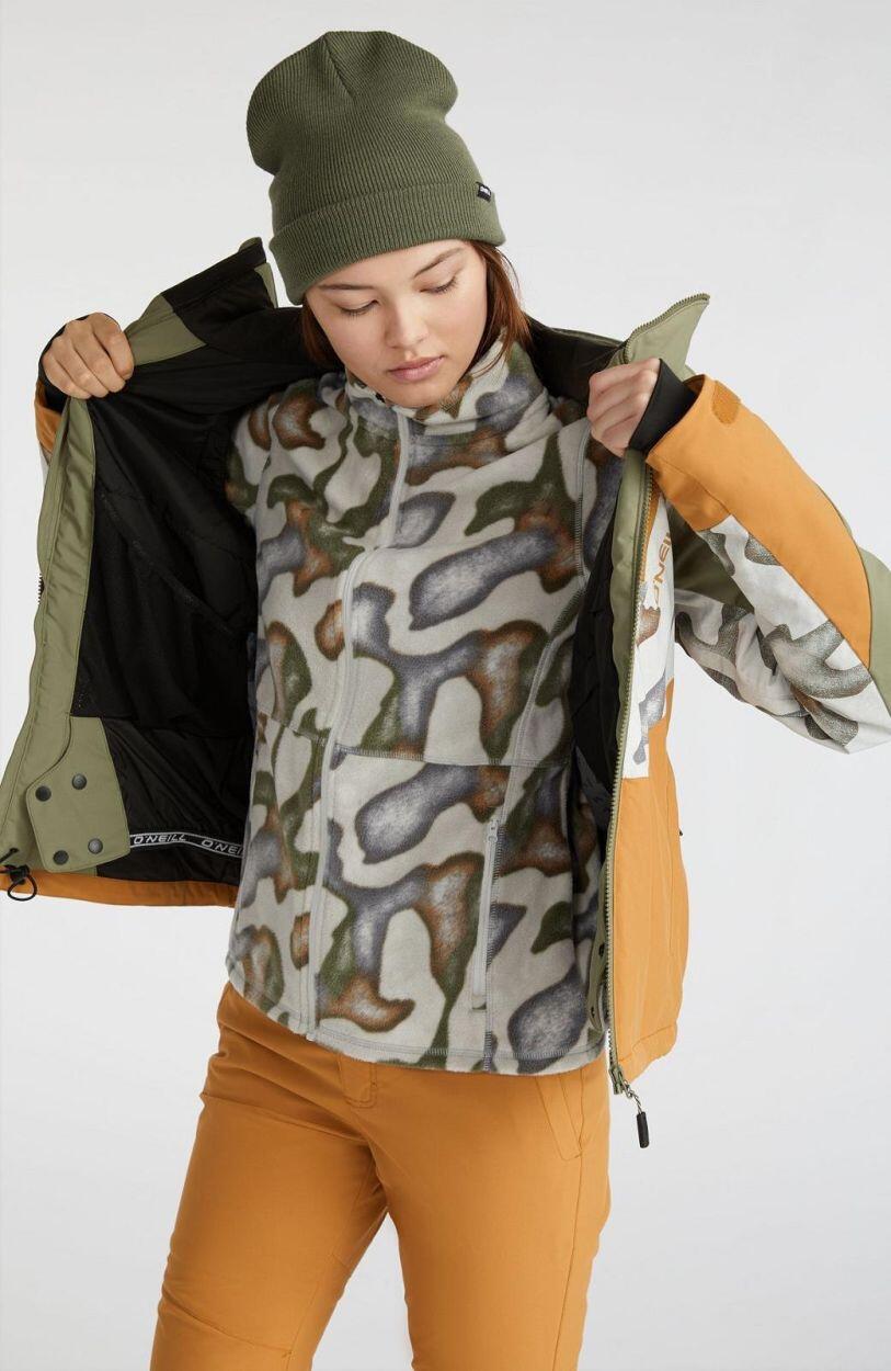 O'NEILL O'neill Jassen CARBONITE JACKET DAMES Deep Lichen Green Colour Block 3/7