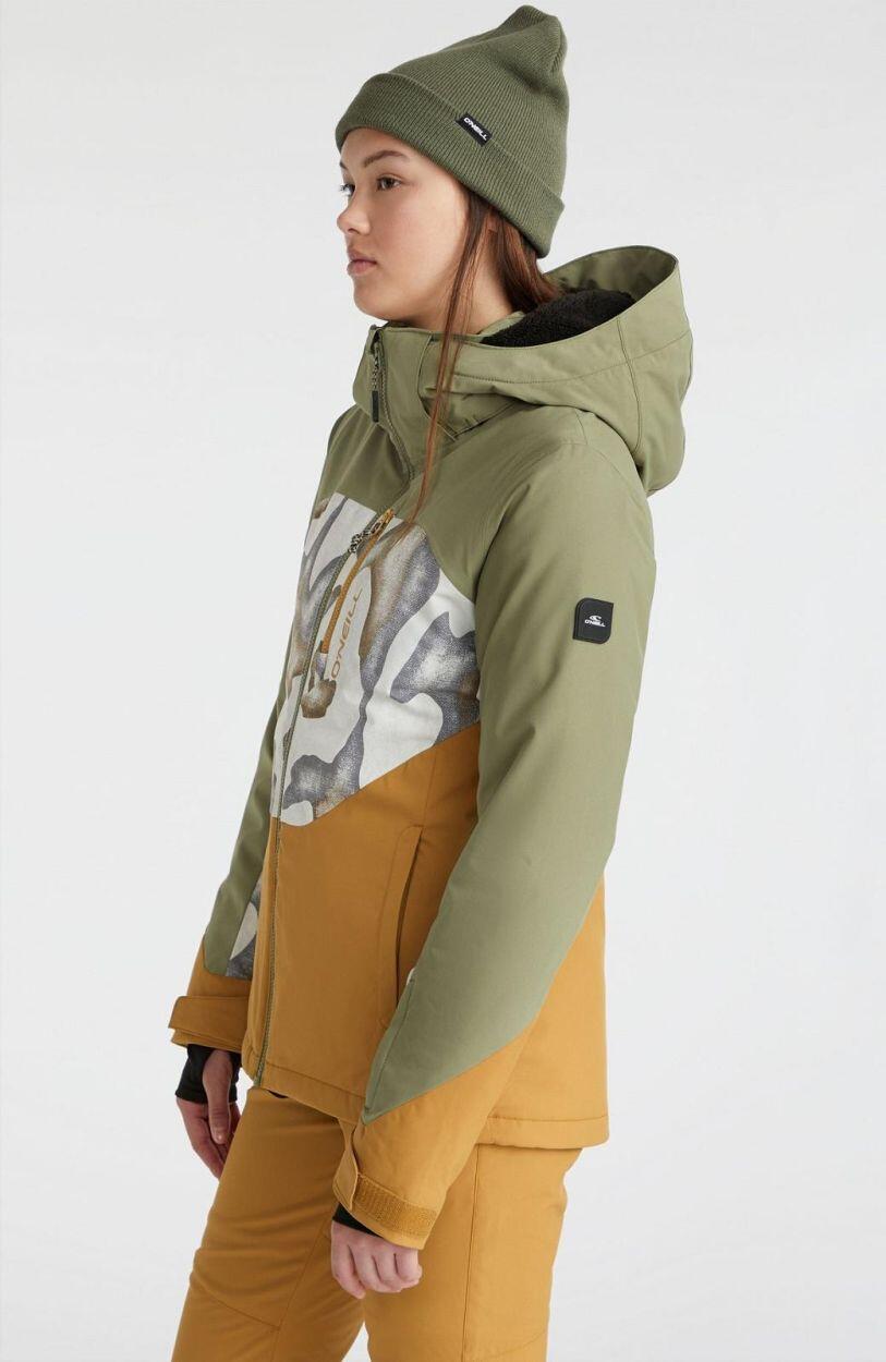 O'NEILL O'neill Jassen CARBONITE JACKET DAMES Deep Lichen Green Colour Block 2/7