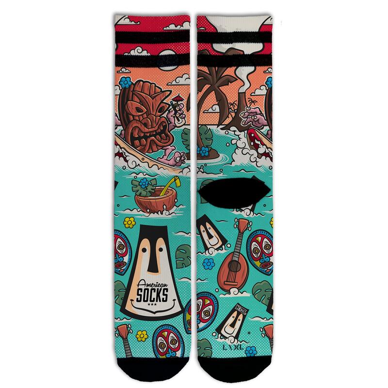 Calcetines Tiki Surf - Mid High - American Socks