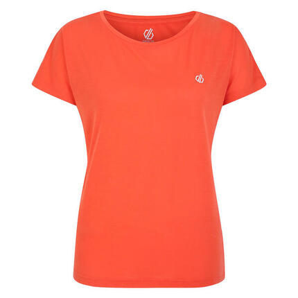 T-shirts femme DARE 2B Persisting Tee W-Orange-40 FR