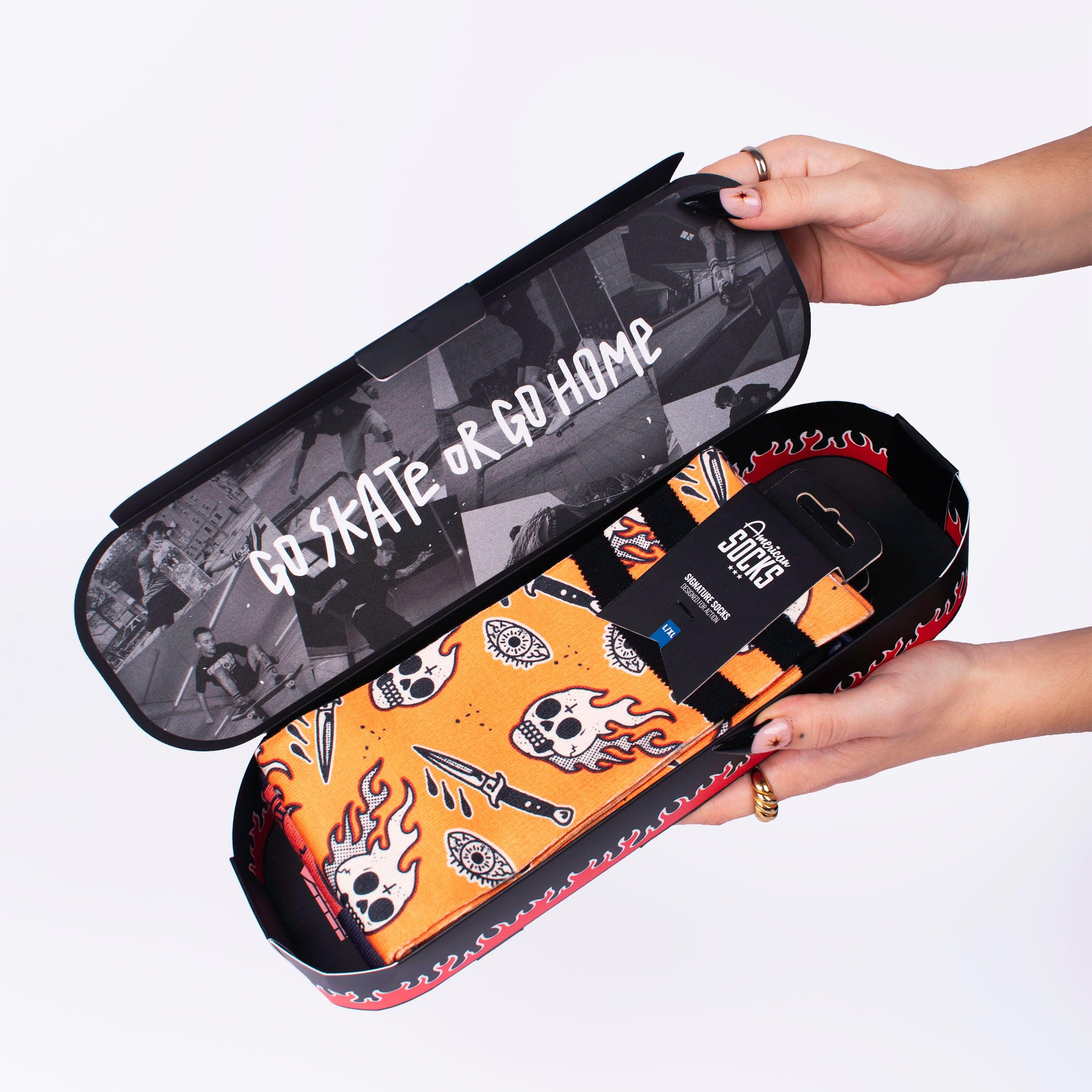 Meias American Socks Skateboard Caixa de Presente 4/7