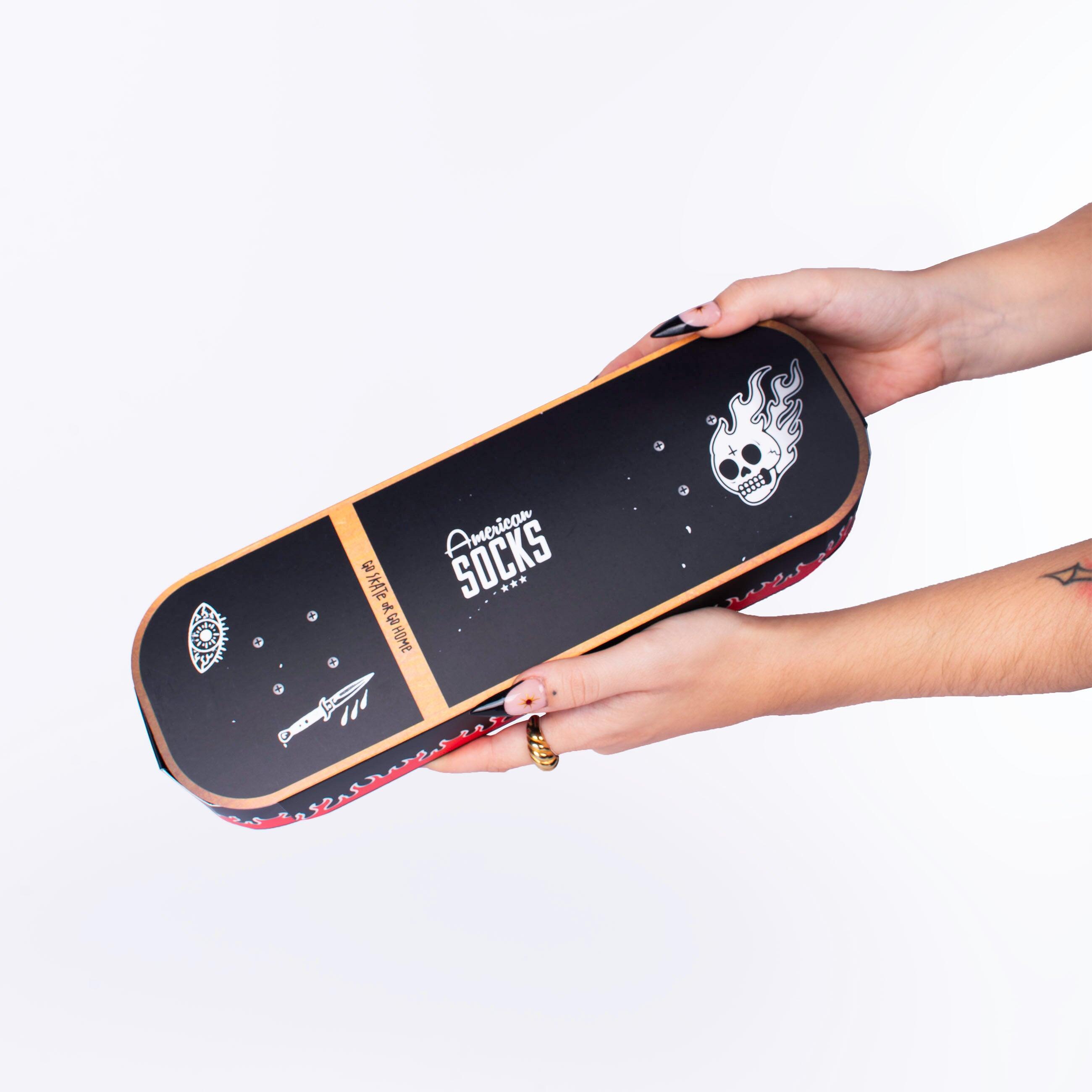 Meias American Socks Skateboard Caixa de Presente 7/7