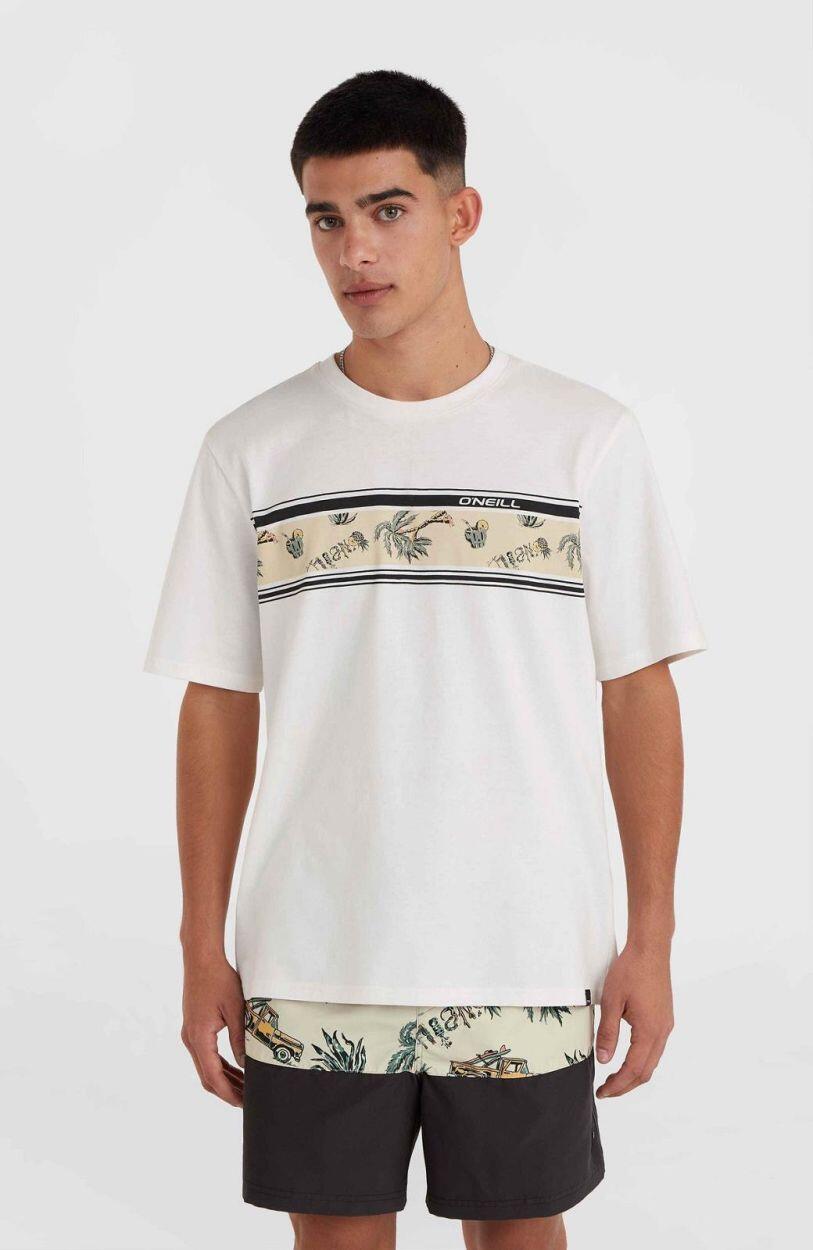 O'NEILL O'neill T-Shirts MIX & MATCH FLORAL GRAPHIC T-SHIRT  Hommes Snow white 3/5